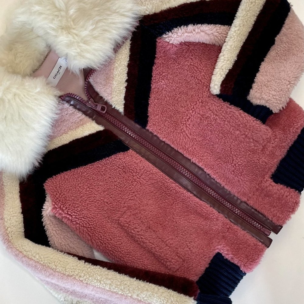 Coach Shearling Bomber Jacket - image 1